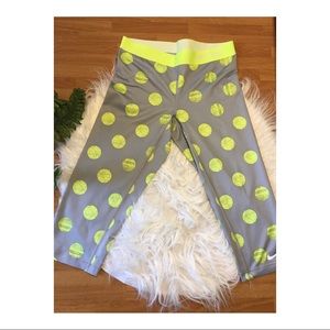 Nike Grey/Neon Green Leggings